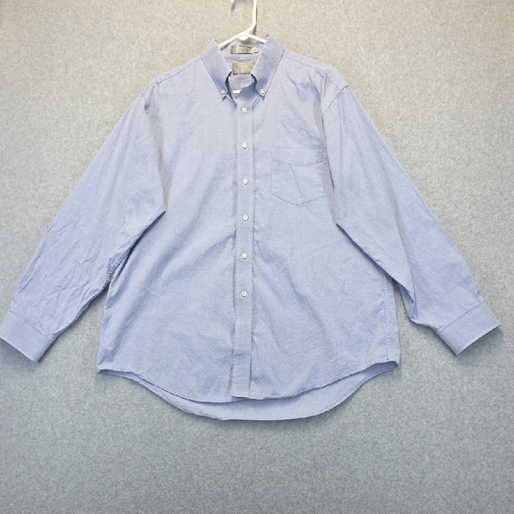 Stafford Other - Stafford Oxford Light Blue Button Down Shirt Vintage Men’s 17 35